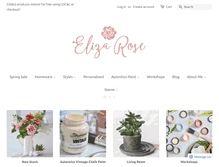 Tablet Screenshot of eliza-rose.com